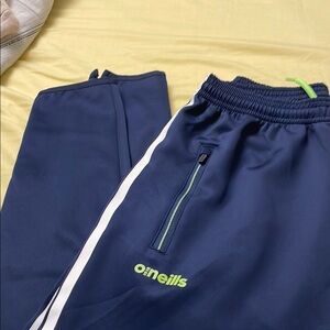O'Neill Navy Pants with White and Green Accents like new never worn